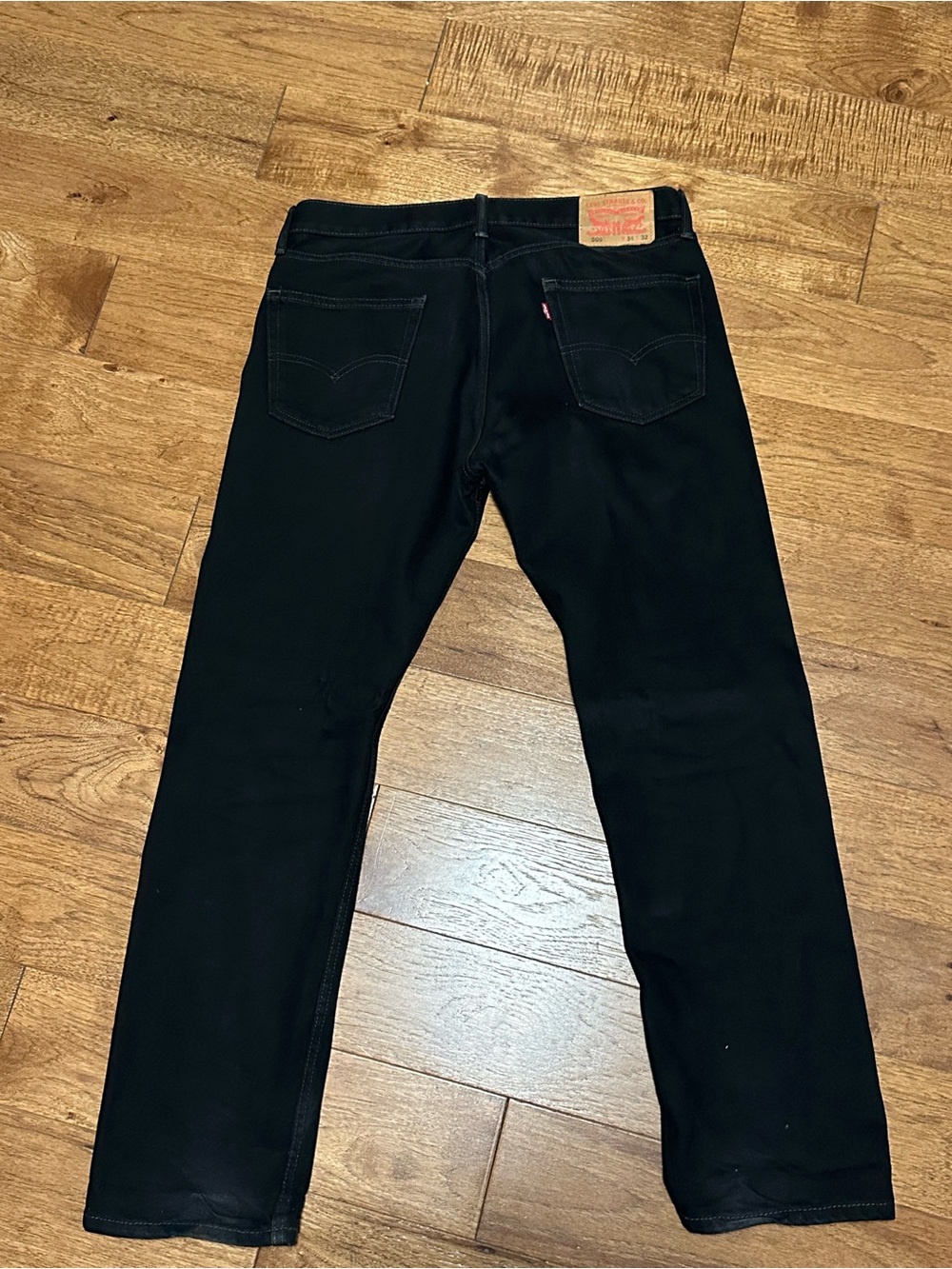 Levi's Men's Black Slim Straight Jeans